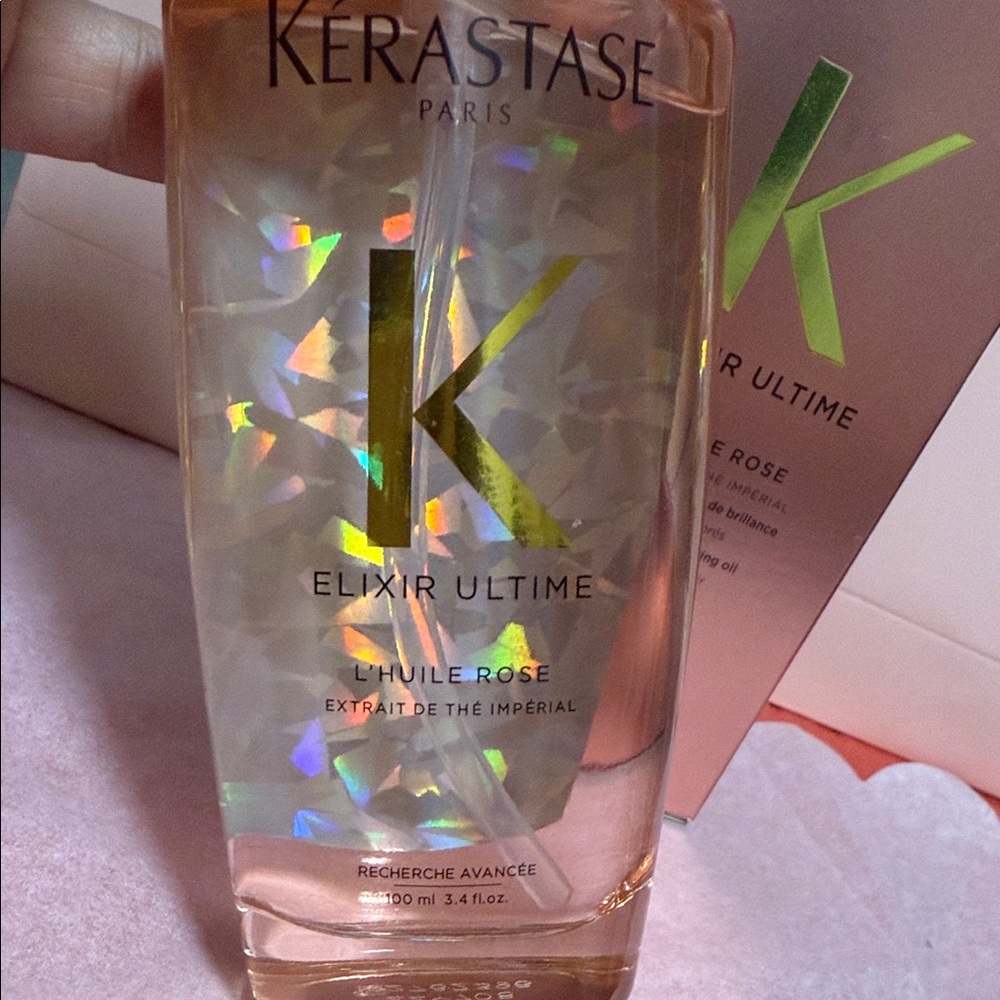 2 X Kérastase Elixir Ultime Rose Hair Oil EUROPEAN VERSION READ DESCRIPTION! - Picture 4 of 8